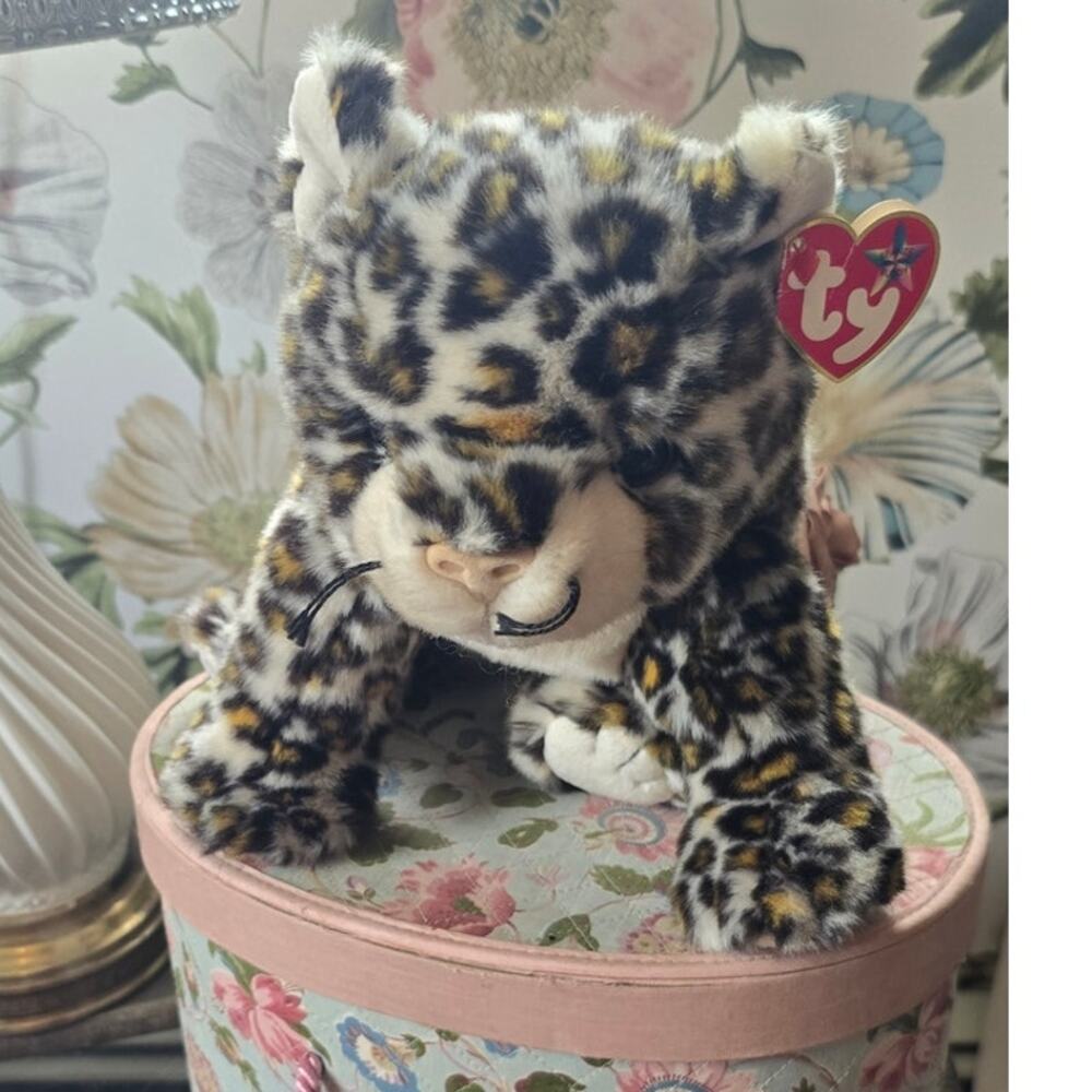 Ty Beanie Buddies Sneaky the Leopard 11" Plush Toy with Hang Tag  from 2000